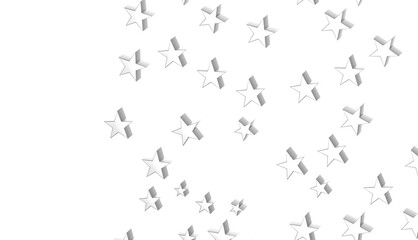 stars. Confetti celebration, Falling silver abstract decoration for party, birthday celebrate,
