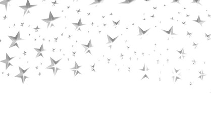 stars. Confetti celebration, Falling silver abstract decoration for party, birthday celebrate,