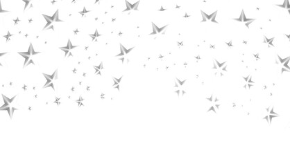 stars. Confetti celebration, Falling silver abstract decoration for party, birthday celebrate,