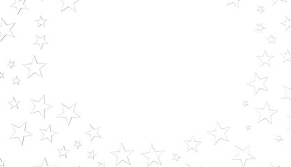 XMAS Stars - stars. Confetti celebration, Falling silver abstract decoration for party, birthday celebrate,