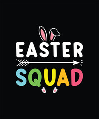 Easter squad svg Sublimation T-shirt Design