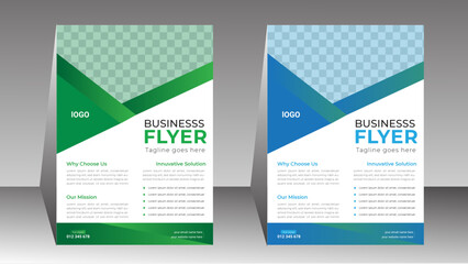 A4 Business flyer design, print & presentation vector, corporate business flyer, creative professional business design layout