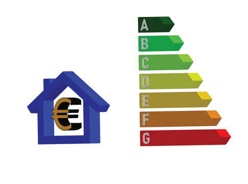 Energy efficiency, 3d, performance, economy 