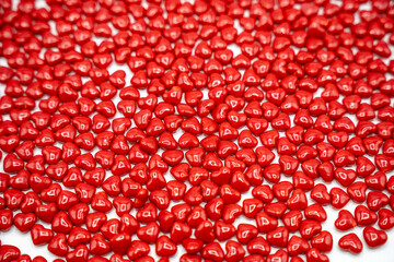 Cinnamon mini hearts in the shape of heart