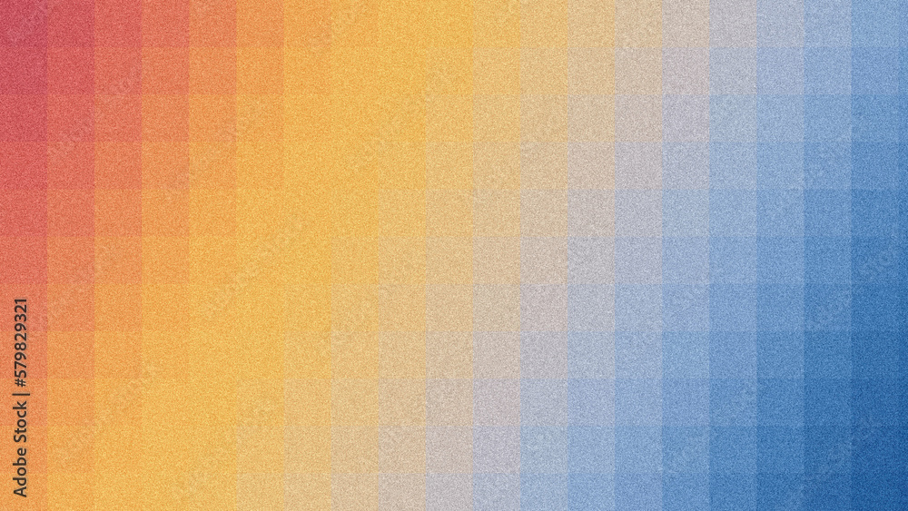 Wall mural 4k digital grainy gradient with a colorful soft noise effect. a unique blend of vintage vibes and lo
