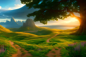 The Spiritual Lessons of Fantasy: Exploring Morality and Ethics with Generative AI 