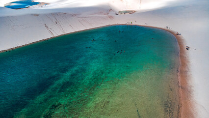 Lençóis Maranhenses Lagoas Dunas Praia Paisagem Barreirinhas Atins Planeta Vilarejo Star Wars Vingadores Proteção Ambiental Cenário Tropical Paradisíaco Paraíso Natureza Aéreo Drone Turismo Turístico © Pedro