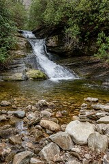 lake toxaway, fisher falls, water, waterfall, river, stream, nature, forest, rock, stone, landscape, cascade, rocks, mountain, green, creek, moss, fall, flow, flowing, wet, park, falls, natural, envir