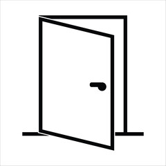 door icon vector design template