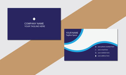 Modern business card. corporate business card. professional business card