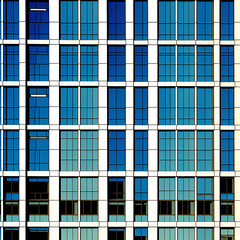 modern building facade windows new quality universal stock image illustration, generative ai