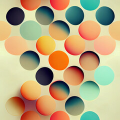 abstract background with circles pattern