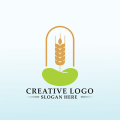 Logo creation local production of dried vegetables and oils
