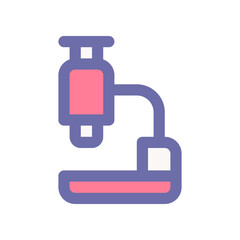 microscope icon for your website design, logo, app, UI. 