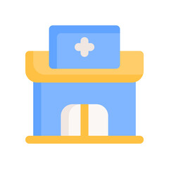 hospital icon for your website design, logo, app, UI. 