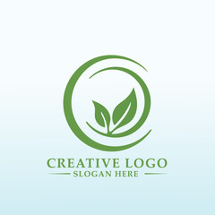 Sells organic produce vector logo design