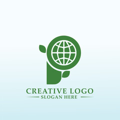 Sells organic produce vector logo design