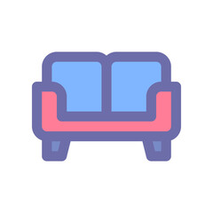 couch icon for your website design, logo, app, UI. 