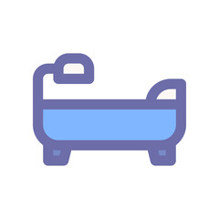bathtub icon for your website design, logo, app, UI. 