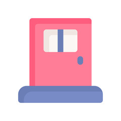 door icon for your website design, logo, app, UI. 