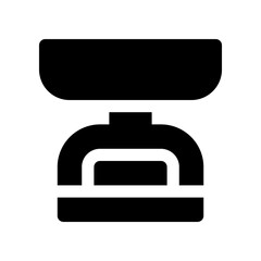 weight scale icon for your website design, logo, app, UI. 