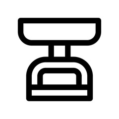 weight scale icon for your website design, logo, app, UI. 