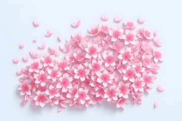 Fototapeta premium background with pink flowers
