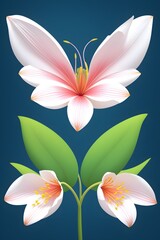 Lotus flowers illustration