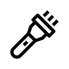 flashlight icon for your website, mobile, presentation, and logo design.