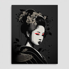 portrait of a geisha