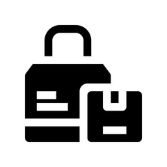 shopping bag icon for your website, mobile, presentation, and logo design.