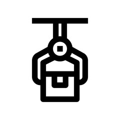 Fototapeta premium conveyor icon for your website, mobile, presentation, and logo design.