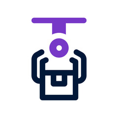 conveyor icon for your website, mobile, presentation, and logo design.