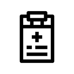 health report icon for your website, mobile, presentation, and logo design.