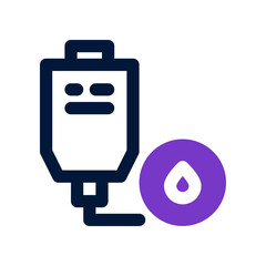 blood bag icon for your website, mobile, presentation, and logo design.