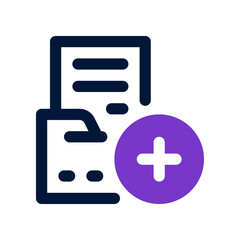 Obraz premium medical folder icon for your website, mobile, presentation, and logo design.