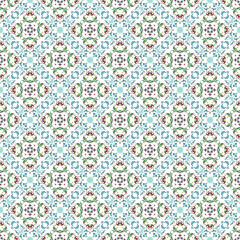 Ethnic pattern on the carpet. Aztec style. Vector illustration