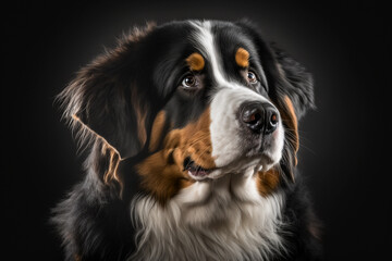 Adorable Bernese Mountain Dog Studio Photoshoot: Capturing the Beauty and Charm of a Gentle Giant