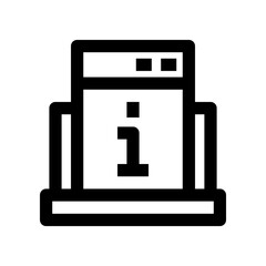 info icon for your website, mobile, presentation, and logo design.