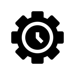 time management icon for your website, mobile, presentation, and logo design.