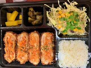 port cutlet bento