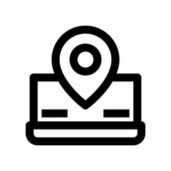 location icon for your website, mobile, presentation, and logo design.