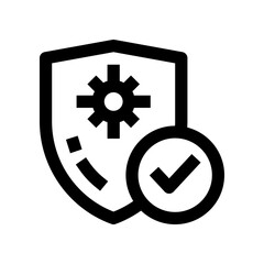 protection icon for your website, mobile, presentation, and logo design.