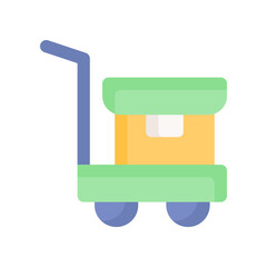 trolley icon for your website design, logo, app, UI. 