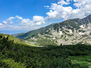 Fototapeta na wymiar Landscape around Popovo Lake, Pirin Mountain, Bulgaria