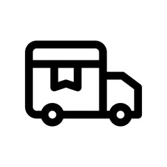 truck icon for your website design, logo, app, UI. 