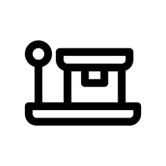 weighing scale icon for your website design, logo, app, UI. 