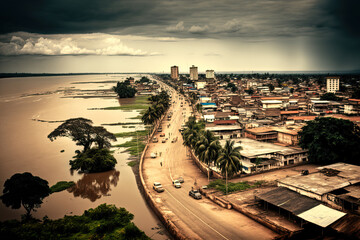 Captivating Kinshasa: A Breathtaking View of the City