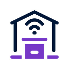 garage icon for your website, mobile, presentation, and logo design.