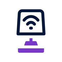 smart lamp icon for your website, mobile, presentation, and logo design.